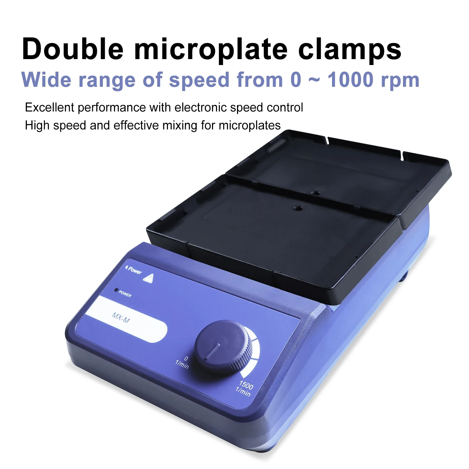 MX-M Microplate Mixers 96-well Cell Culture Plate Mixer Adjustable 0-1500 Rpm Laboratory Shaker Agitator