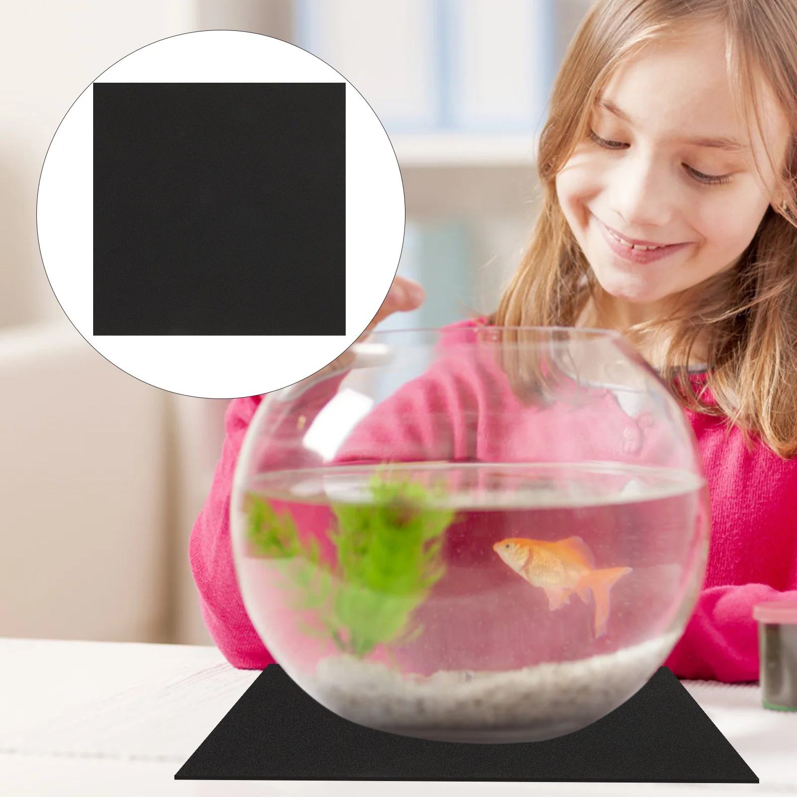 

5Pcs Fish Tank Insulation Pad Non-Skid Cushion Eva Durable Long-Lasting Use Stress Reduction Aquarium Fish Tank Pad