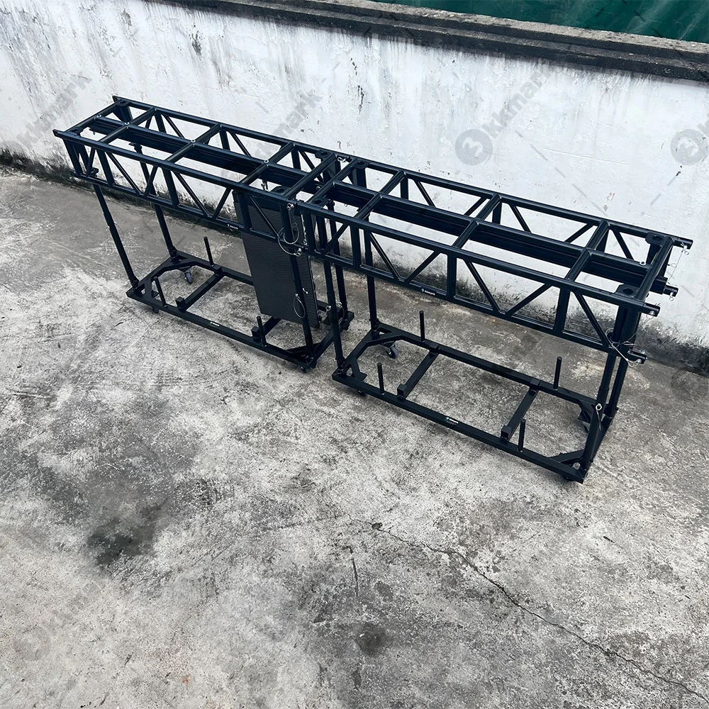 Kkmark Nuovo 5ft 8ft 9ft 10ft Pre Rigging Trussing System Gambe telescopiche estese Schermo LED Luci a testa mobile PRT Pre Rig Truss