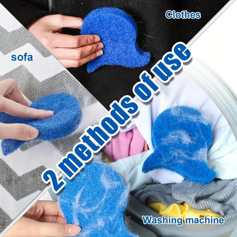 1/2/3pcs Laundry Pet Hair Remover,Pet Hair Removal Balls for Washing Machines, Reusable Hair And Lint Catchers.