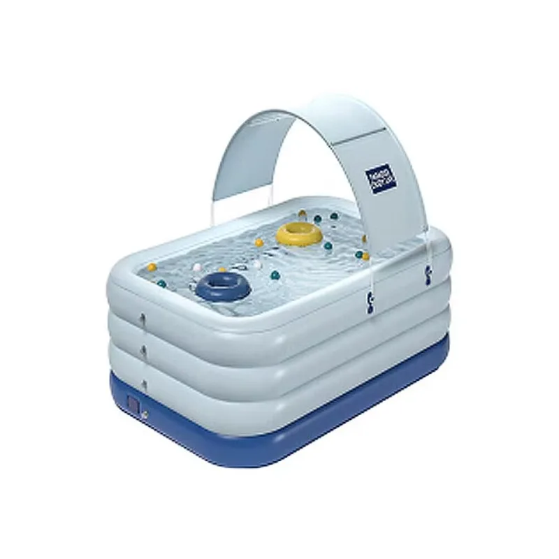 

Self-Inflatingwith Tent Inflatable Pool Mattress Adult Pool Party