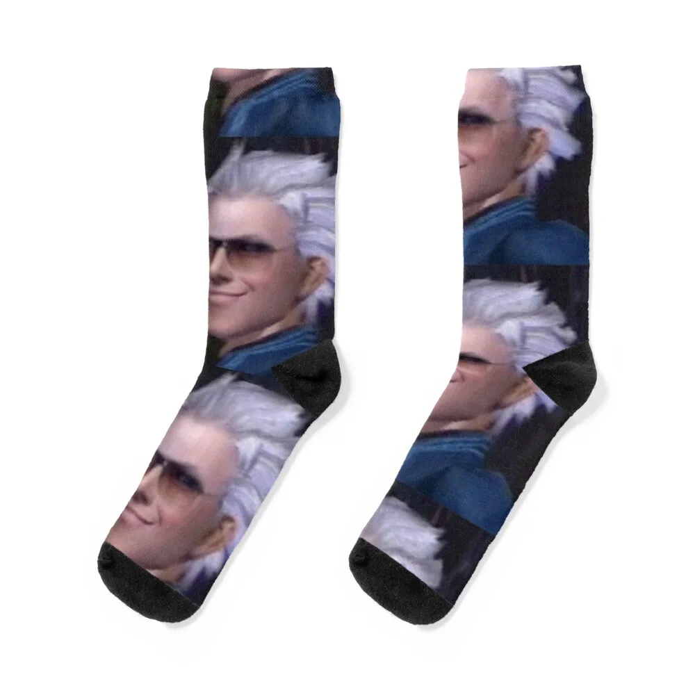 

Vergil From the Devil May Cry Series Socks retro Running colored Non-slip Luxury Woman Socks Men's