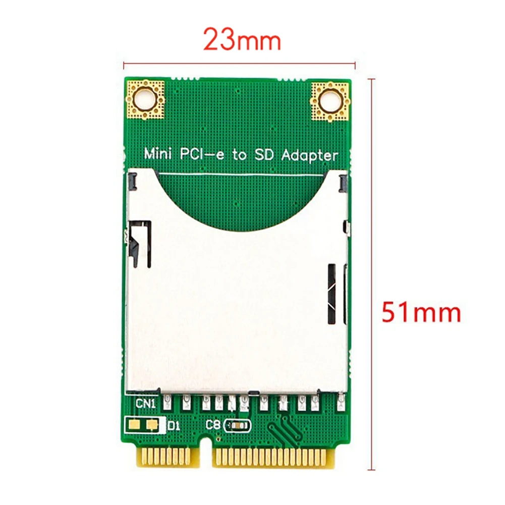 Mini interfaz Pci-E a tarjeta adaptadora SD Conversión de tarjeta Mini PCI-E SD
