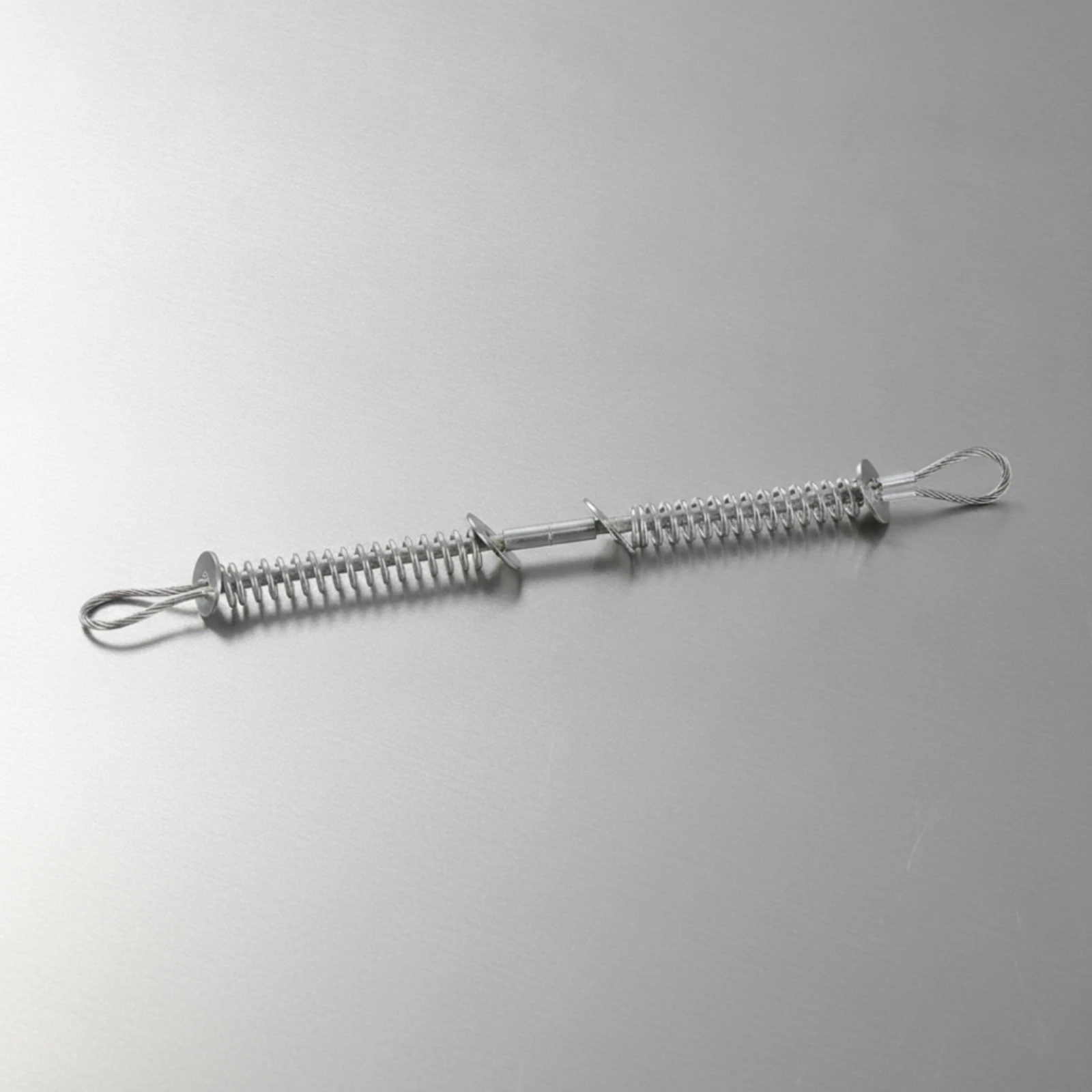 Oil-Pipe Safety Rope Flexible Stainless Steel Wire Rope with Spring Sleeve Lanyard Corrosion-Resistant
