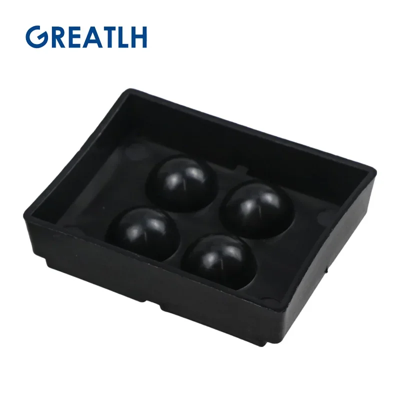 4 Holes Dental Veneer Storage Box Teeth Patch Shading Light Box Dental Tools Dental Instrument 10pcs