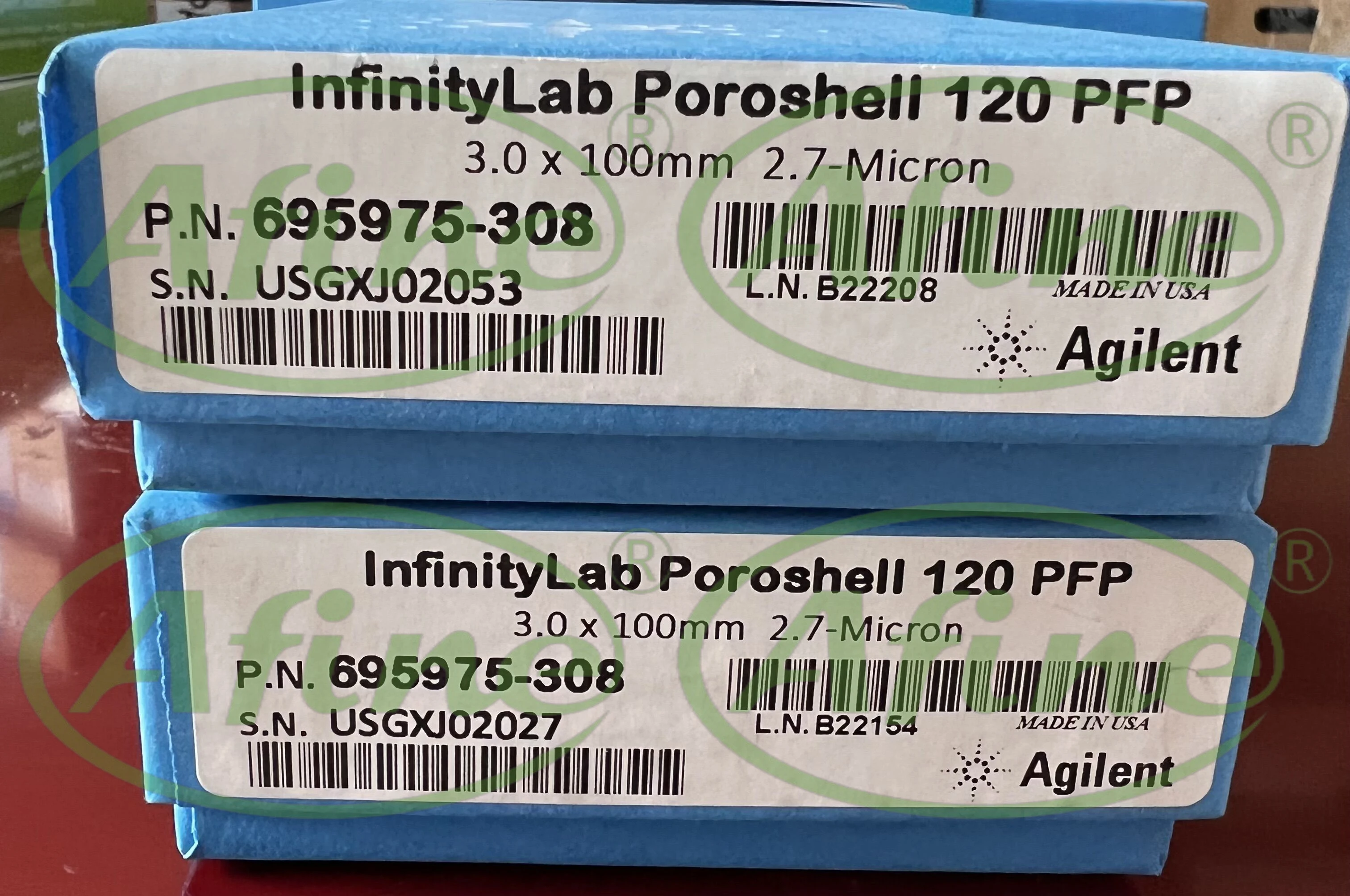 AFINE Agilent Columns 695975 -308 ПУ Infinity Lab Poroshell 120, 3,0 x 100 мм, хроматографический анализ 2,7 мкм