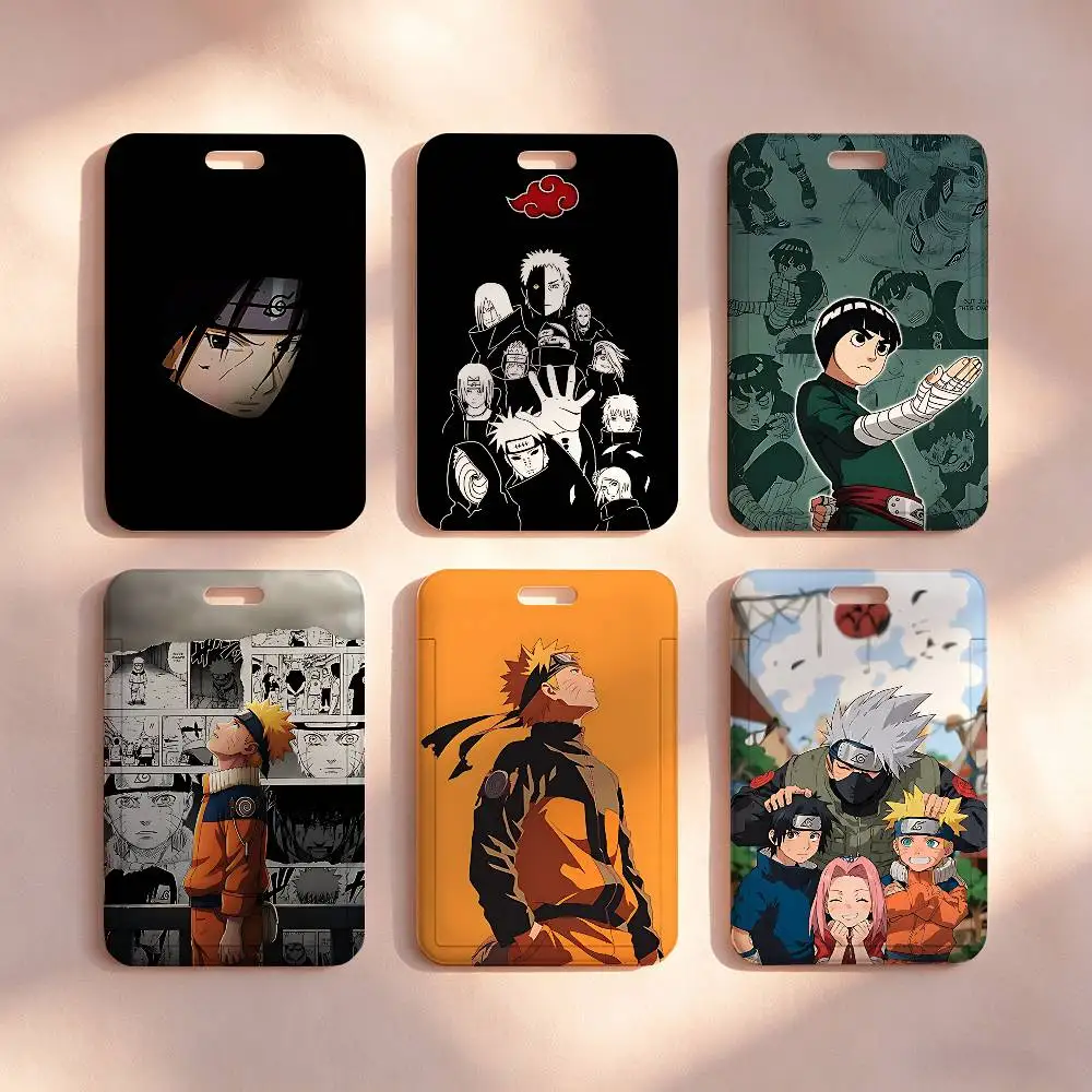 Classic-N-naruto-S Anime NFC Contactless Sliding Card Sleeve For Student Cards, Bus Cards, ID Cards, And Work Permits