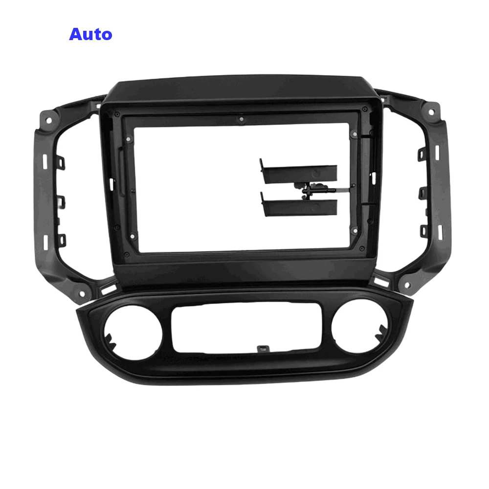 

9-дюймовая лицевая панель для Chevrolet Trailblazer, Colorado S10, Isuzu D-max, MU-X 2018 года выпуска (ручной/автомат переменного тока) — автомобильная стерео панель приборной панели