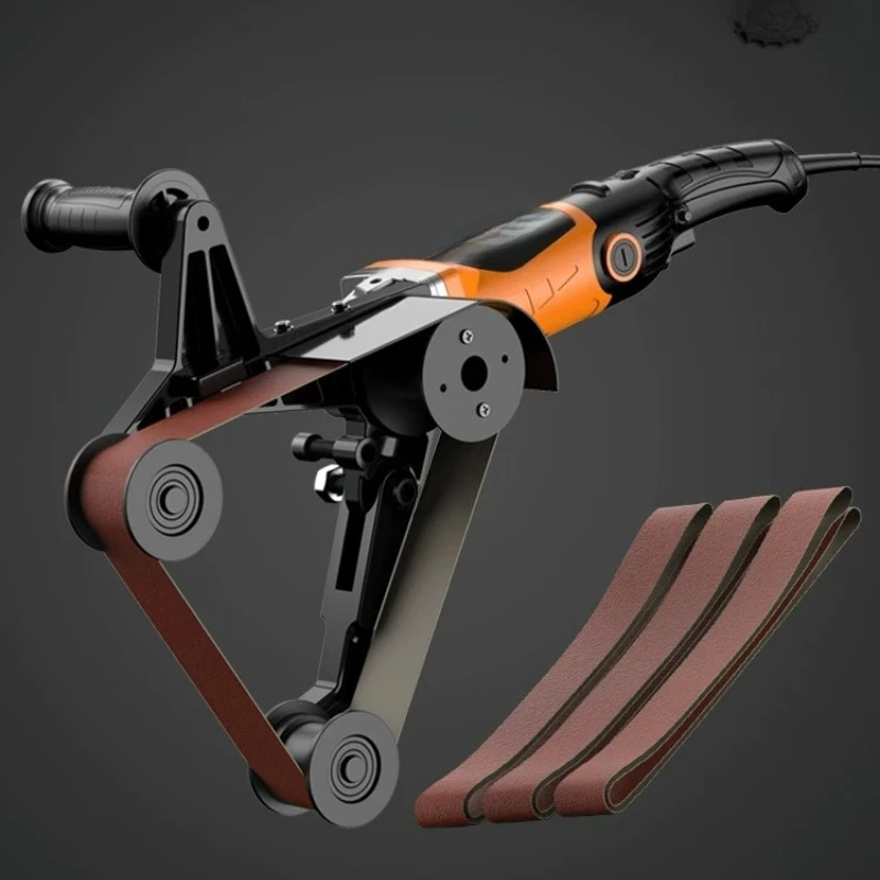 Stainless steel round tube polishing machine, hand-held pipe sander, wire drawing machine, small electric belt sander, rust