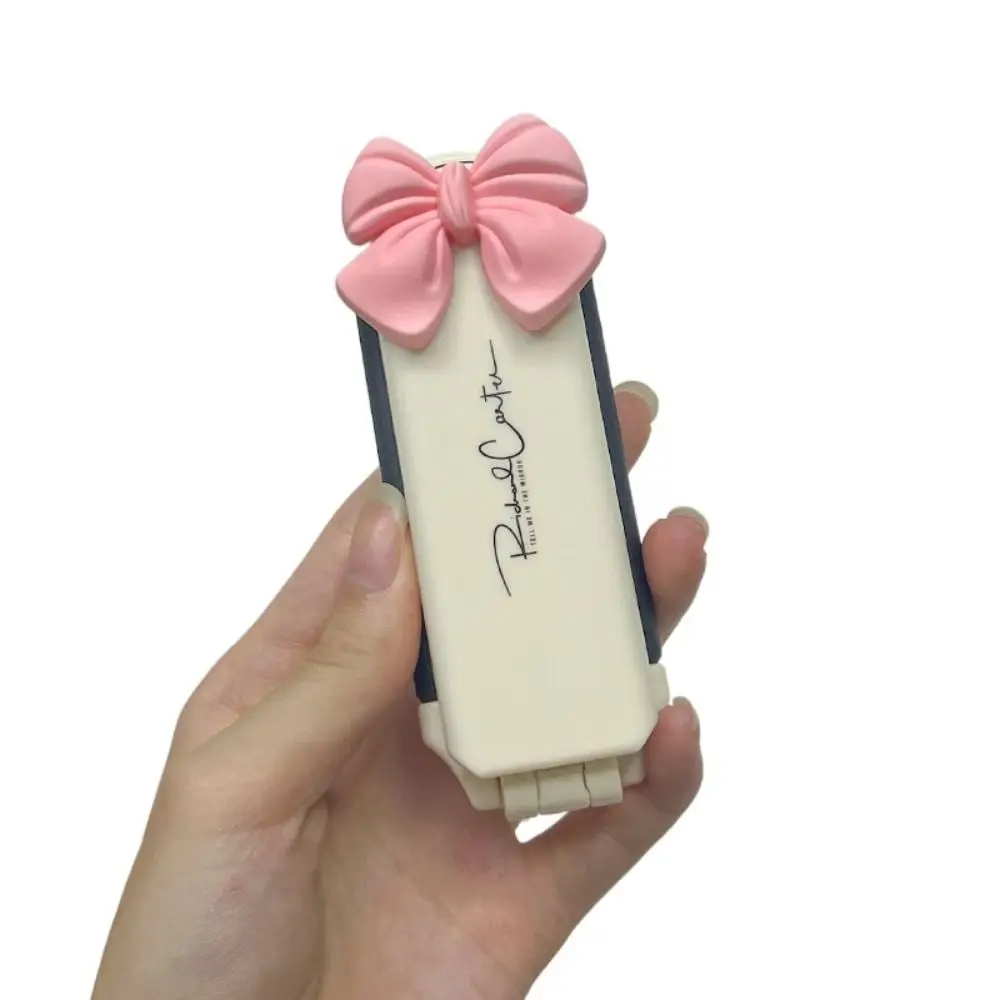 

Folding Comb Mini 2 in 1 Comb Mirror Set Anti Static Lamb Air Bag Hair Comb Durable Milk White Massage Comb with Mirror Travel