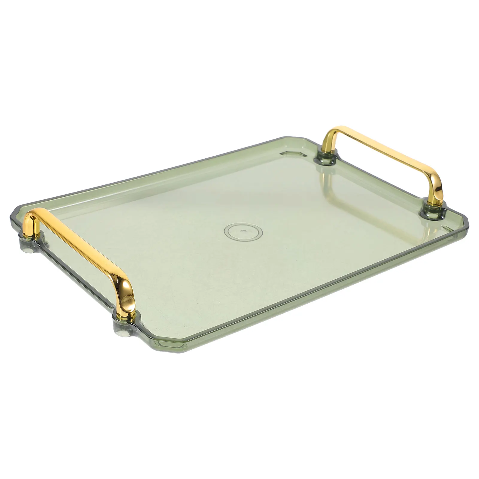 

Rectangular Tray Cup Storage Small Size Fruit Green PP Material Clean Coffee Shop Afternoon Tea Serving Platter Food