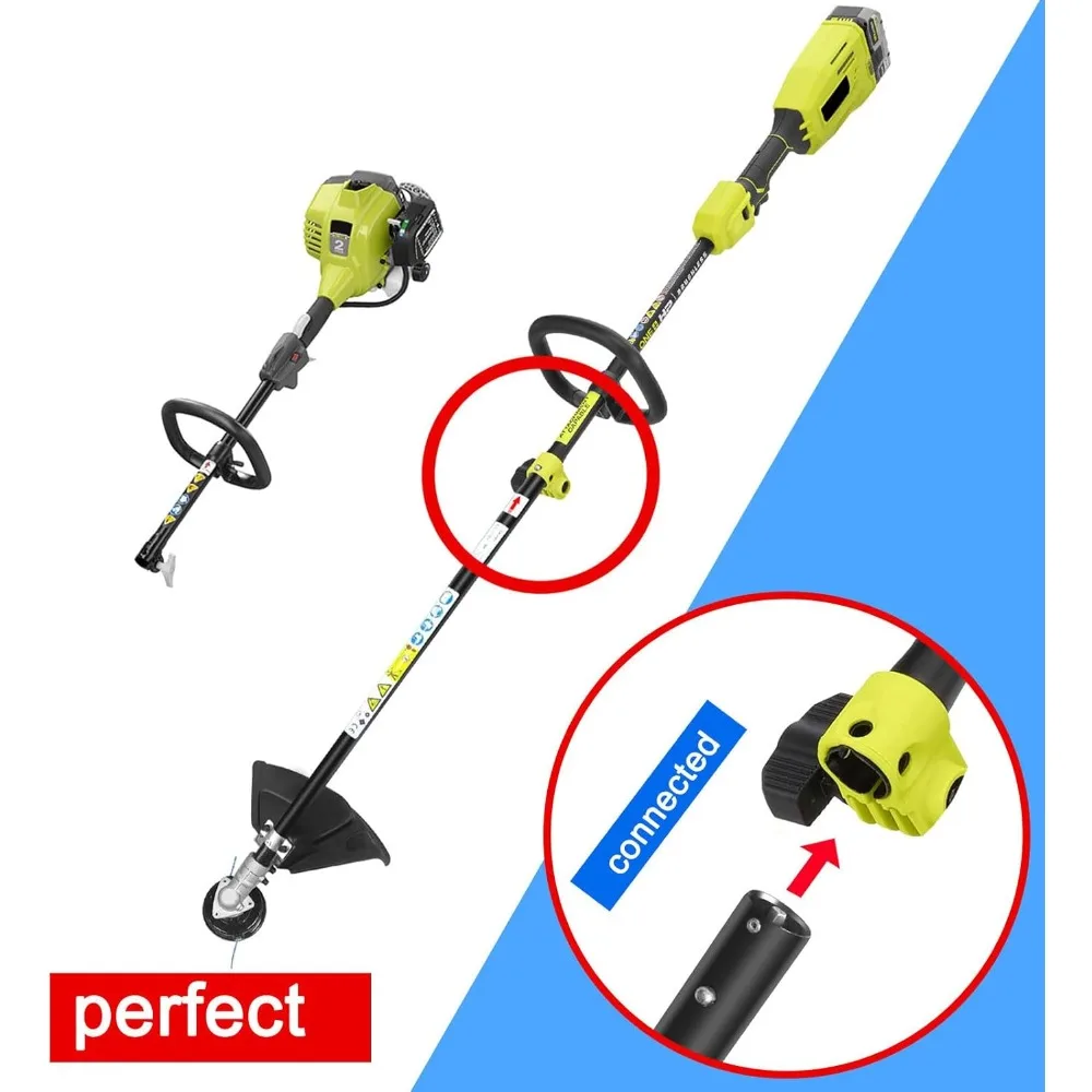 مرفق أداة تشذيب العمود المرن لأدوات تشذيب سلسلة Worx وTroy-Bilt وSunseeker ورؤوس الطاقة #6