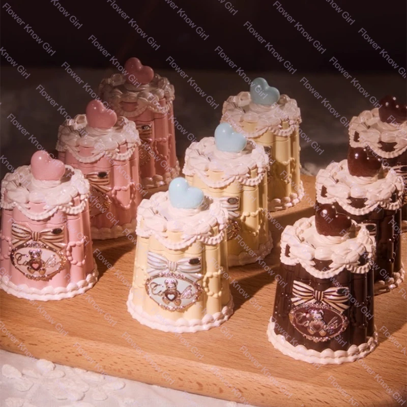 Flower Knows The Sweete Bear Serise Lip Gloss Coating Lip Jelly Nieklejący się, długotrwały, naturalny błyszczyk do ust