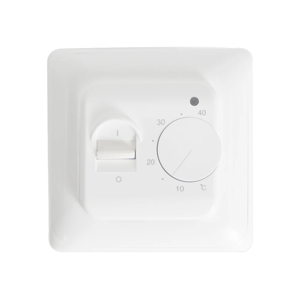 AC200 ~ 240 V elektrischer Raumthermostat für Fußbodenheizung, manuelles warmes Bodenkabel, Verwendung max. 16 A, Temperaturregler, einfache Bedienung – Detail 4