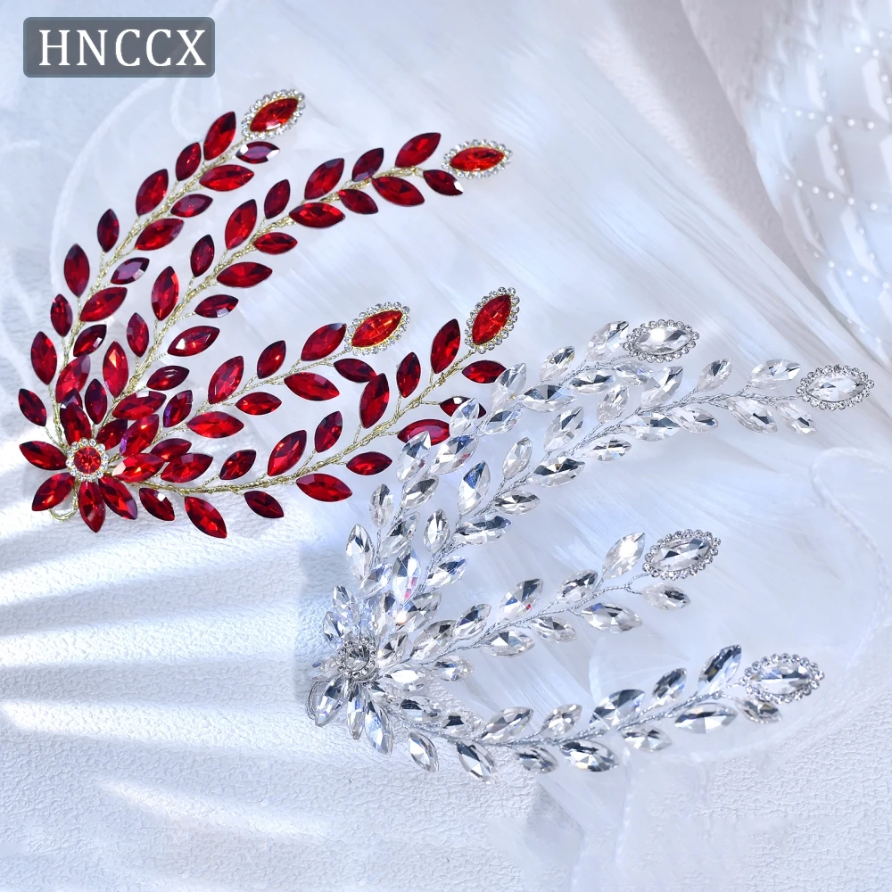 

HNCCX Rhinestone Headpiece Bridal Wedding Shiny Hair Accessories Handmade Headwear Dancing Banquet Party Head Jewelry CP905