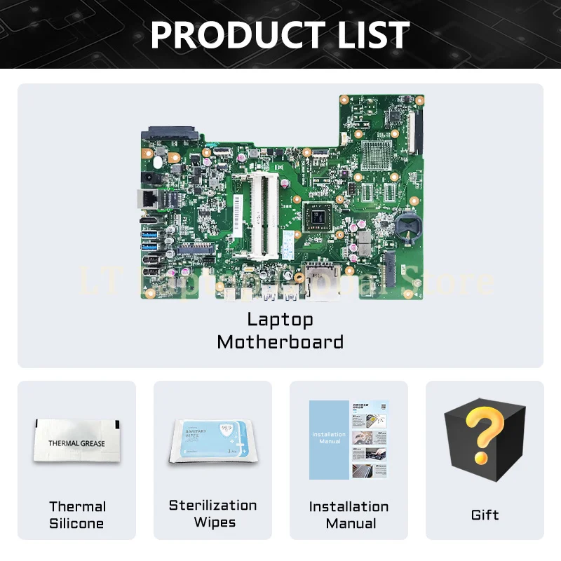 ET2030A Mainboard For ASUS ET2030 ET2030A Motherboard with E1-6010 CPU 100% Tested Working Well