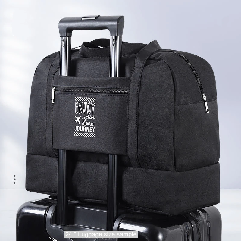 

Вместительная спортивная сумка-даффл для йоги и тренажерного зала, дорожная сумка для выходных, сумка-органайзер из оксфорда для путешествий, для женщин и мужчин