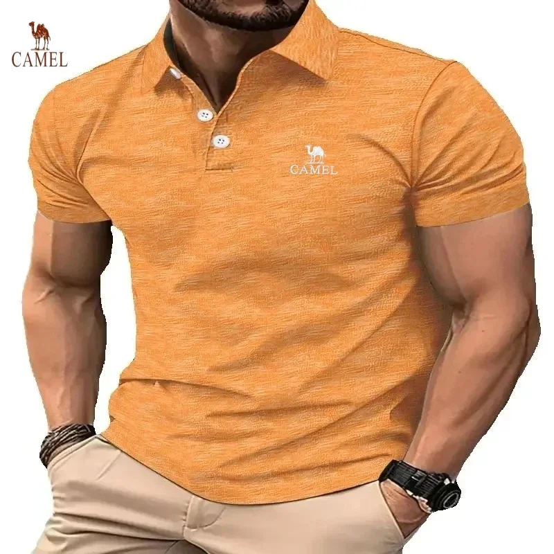 

Men's Casual Fashion Breathable Polo Shirt Comfortable Embroidered Top for Business And Leisure