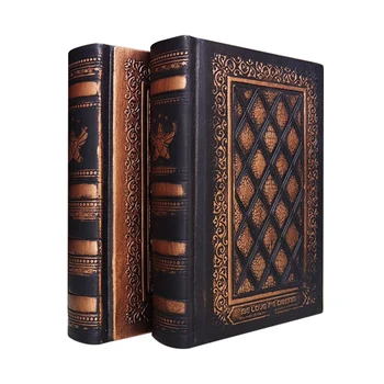 Quaderni A5 vintage in rilievo addensato 176 fogli/libro con copertina rigida in pelle, pagina vuota, agenda per ufficio, diario per studenti QP-16