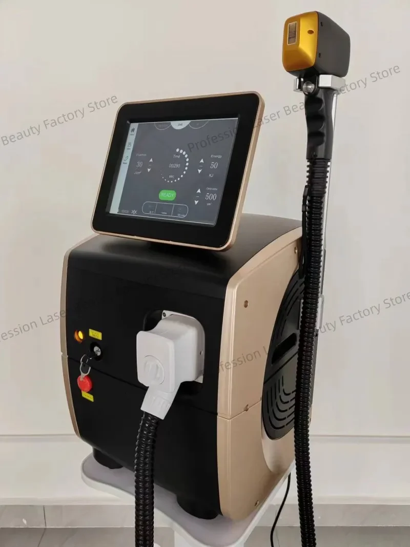 2025 Professioneller Laser-Epilierer, Eis-Titan, dauerhafte Haarentfernung, 3 Wellenlängen, Diodenlaser, Haarentfernungsmaschine für den Salon