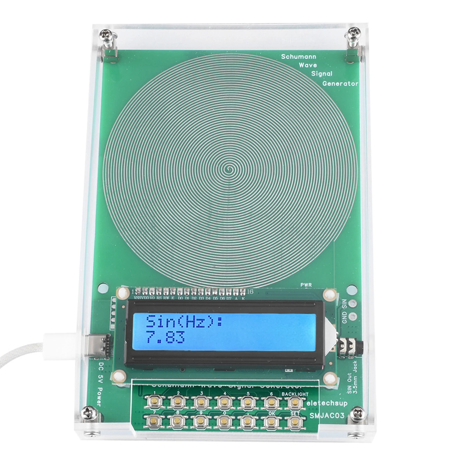 PCB 83HZ Frequency Generator With Programmable Modulation Technology One With Shell And One Without