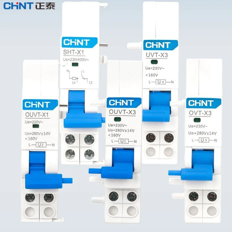 CHINT AX-X1 AL-X1 SHT-X1 SHT-X3 OVT UVT OUVT NXB-63 Under Vottage Release Alarm Auxiliary Contact  Shunt Release Accessories