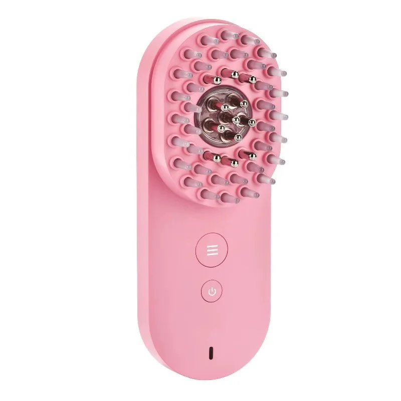 2‑In‑1 Handheld Electric Scalp Comb Red Light Therapy Device Portable Home Massager ForHair And Scalp Nourishing Care Instrument