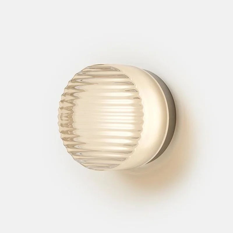 Imagem -05 - Modern Indoor Atmosphere Light Round Wall Light Villa Stair Light Cabeceira Salão Corredor Corredor Teto Entrada Lâmpada de Parede