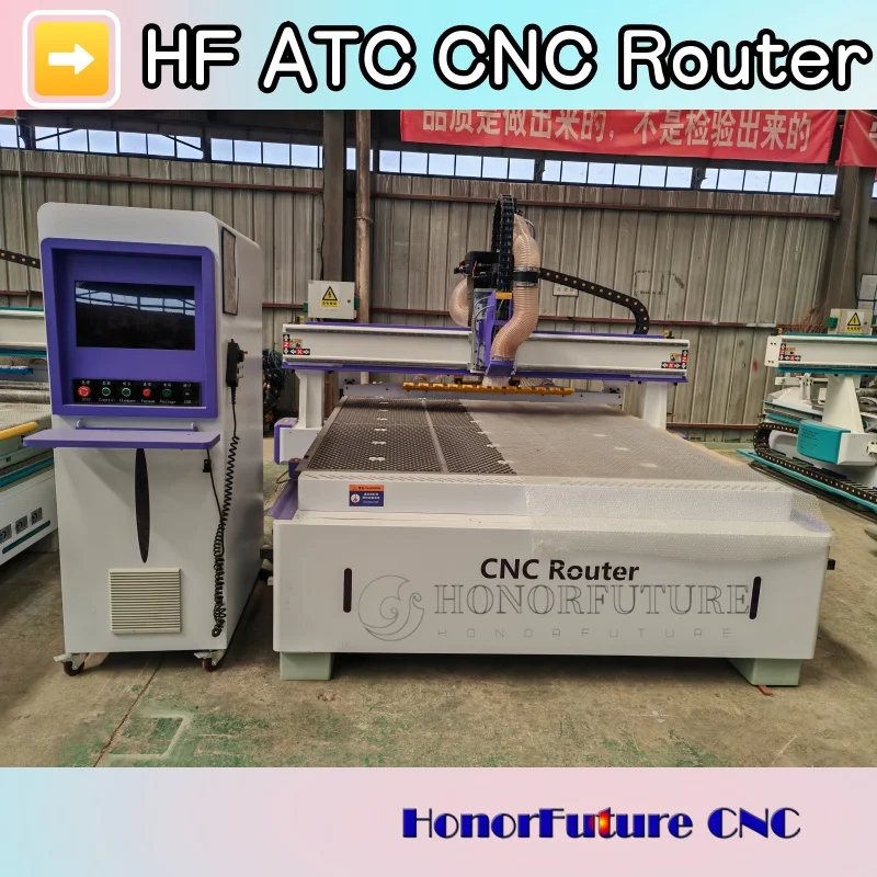 1325 آلات النجارة ثلاثية الأبعاد ATC CNC جهاز توجيه الخشب لقطع الخشب نحت النقش آلة النجارة