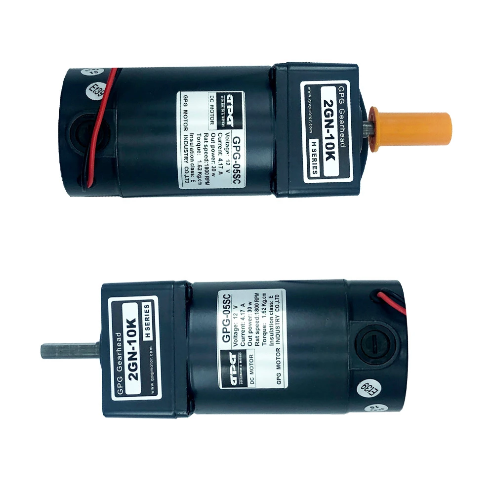 GPG Taiwan State Incense Machine Motor 12V 4.17A 30W DC Motor GPG-05SC/30W/1800 Rpm/2GN-10K