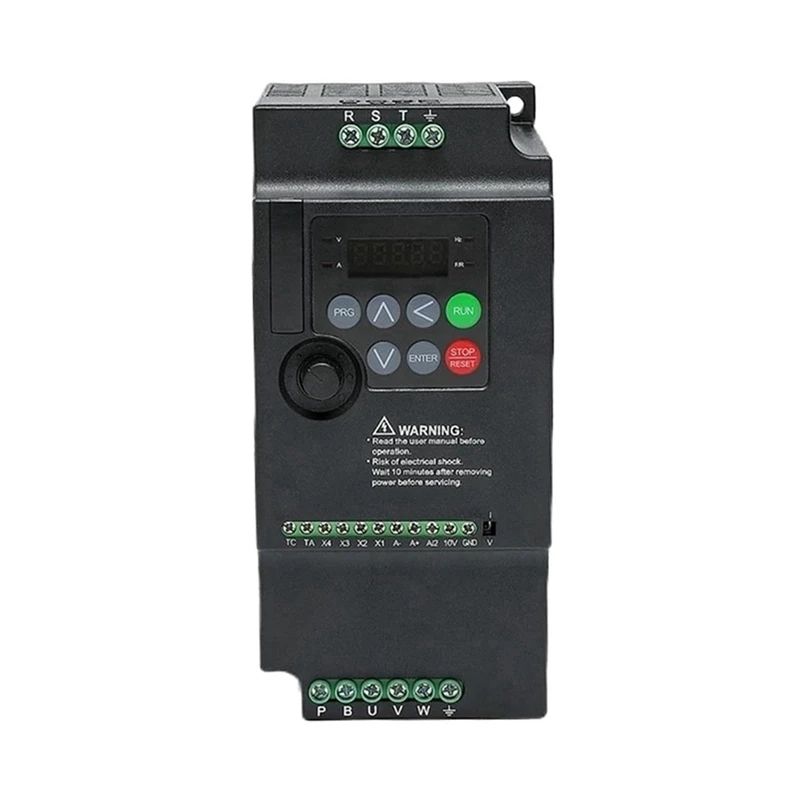 

VFD Frequency Converter 220V To 380V Single Phase Input Three Phase Output Inverter 1.5KW Motor Speed Controller