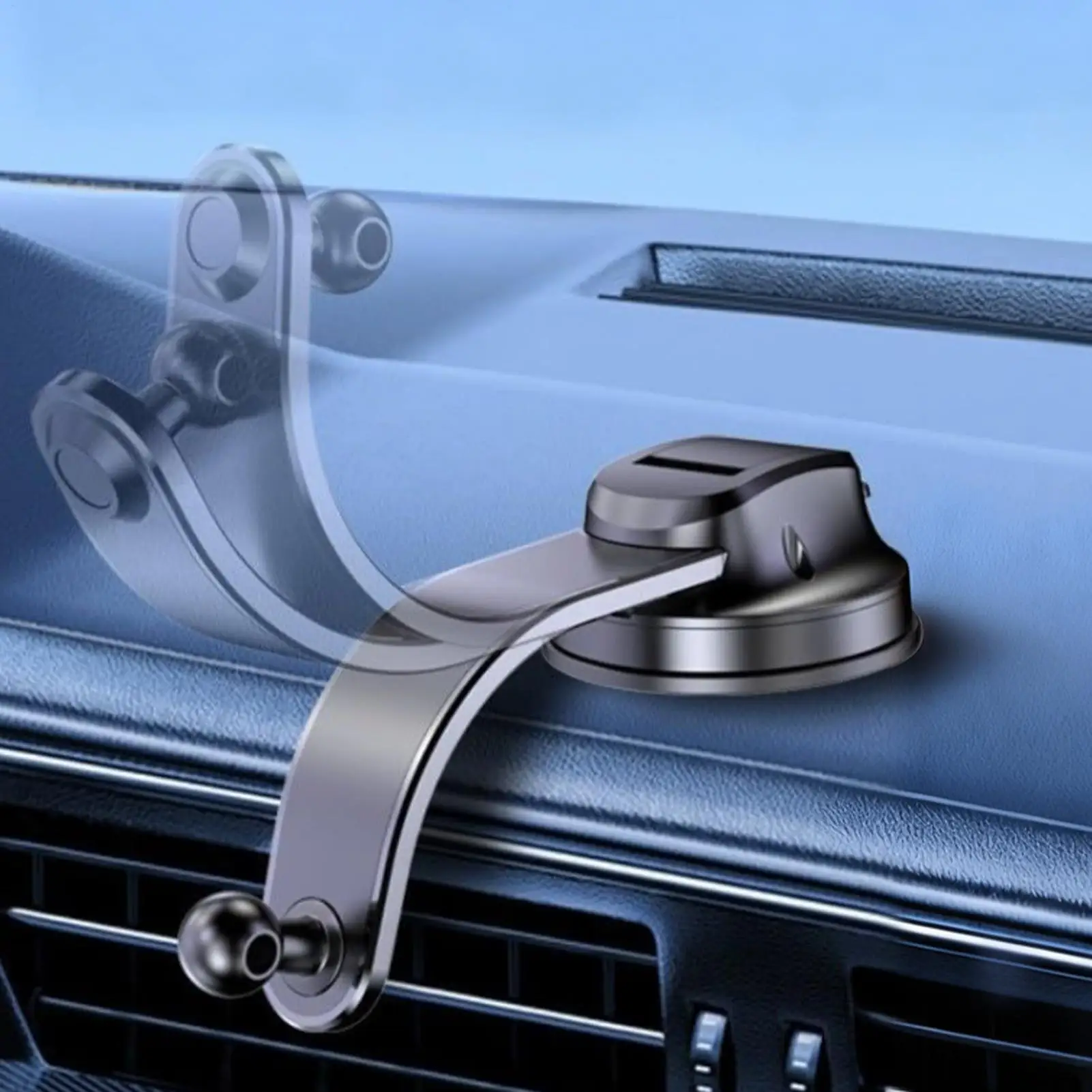 

Phone Holder Adjustable Suction Cup Stand 360 Degree Rotation Car Phone Mount For Travel Truck Dashboard Windshield Drivers