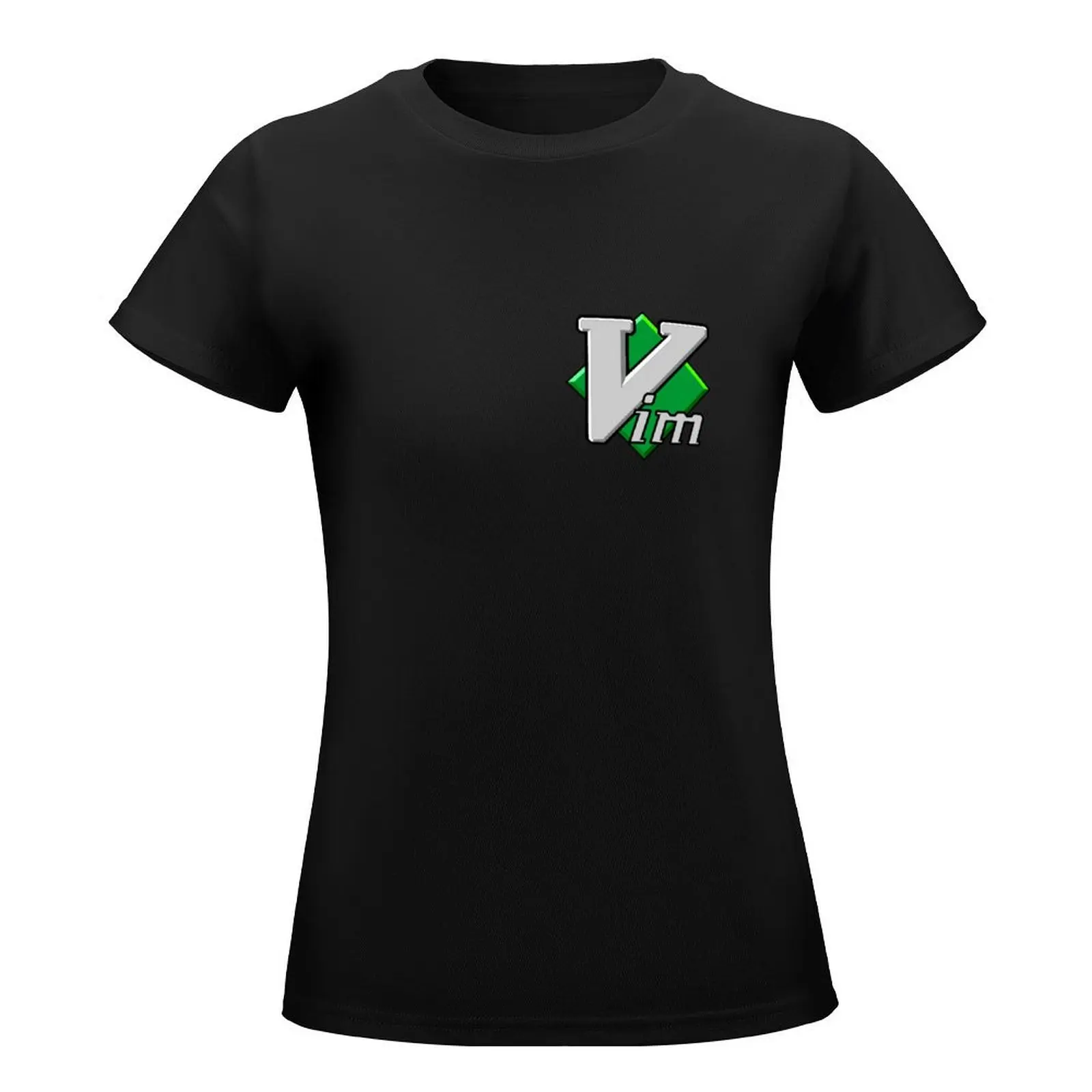 Vim (black) T-Shirt lady clothes anime clothes plus size t shirts for Women loose fit