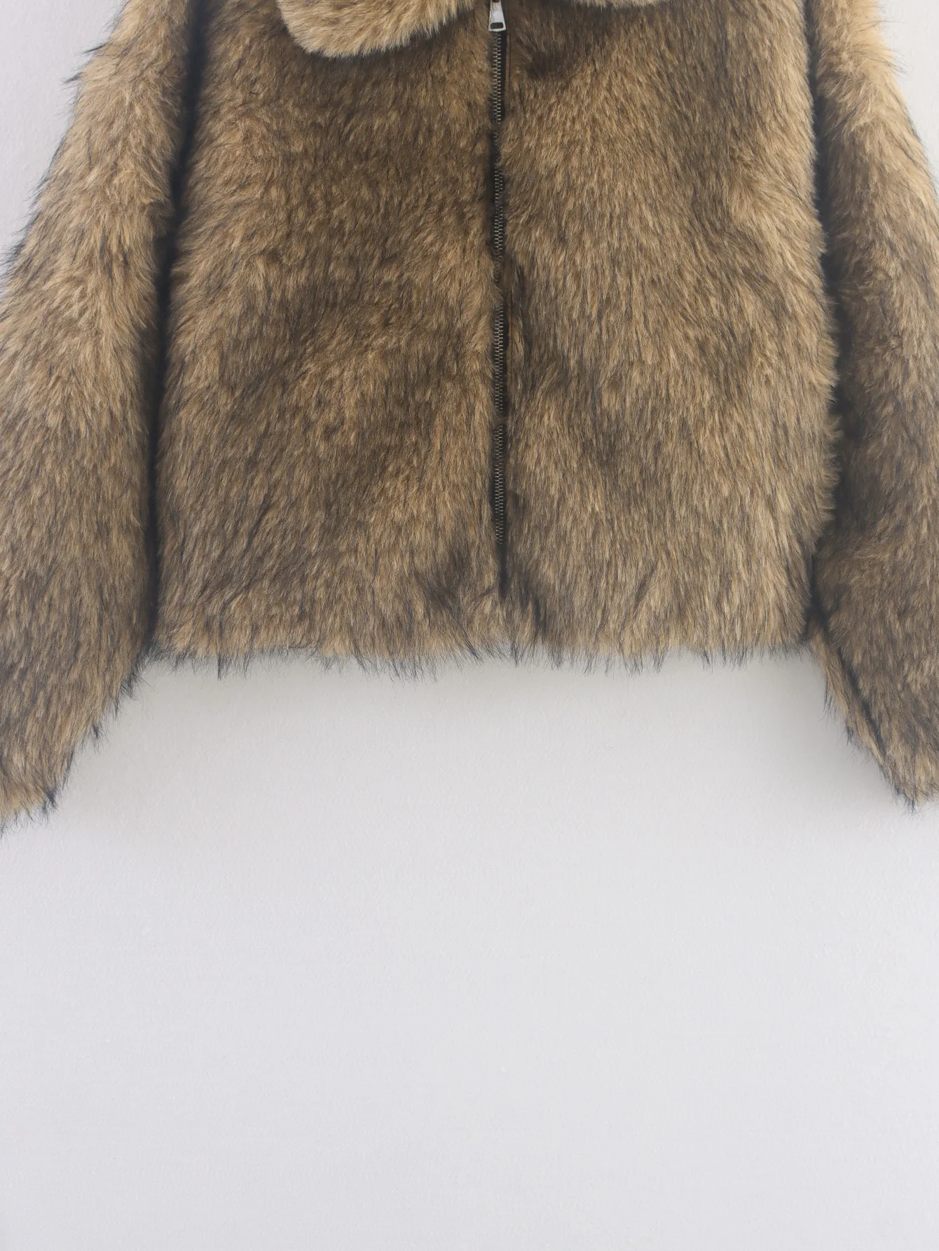 Płaszcz Maxdutti na jesień i zimę, francuska moda, damski płaszcz z futra w stylu lazy, kurtka damska