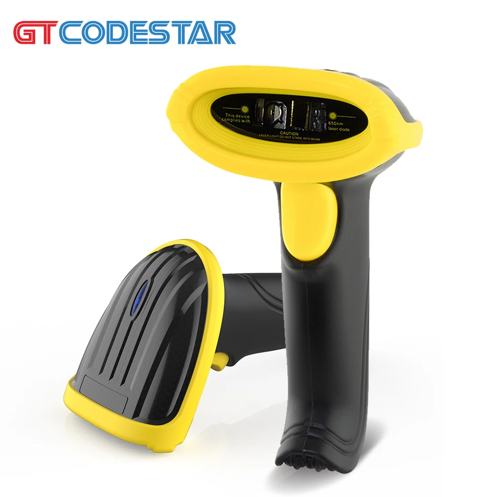 

GTCODESTAR X-620E Ручной сканер штрих-кода Беспроводной 1D-считыватель штрих-кодов USB-считыватель штрих-кодов для инвентаря сканирования штрих-кодов