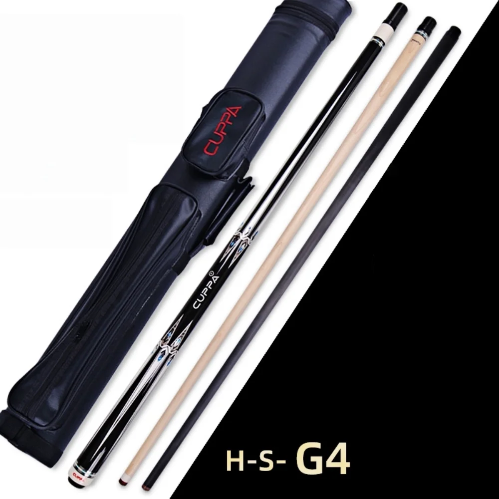 

CUPPA 58 Inch Double Shaft Billiard Pool Cue Stick 11.5+11.75/12.5+12.75mm for Enhanced Play Performance