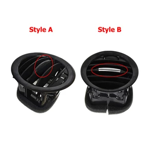 Black/Chrome air ventilation grid A/C appropriate to Opel Adam Corsa D MK3 Vauxhall 13417363 2201099 6 Main Sales Opel Corsa D - №4