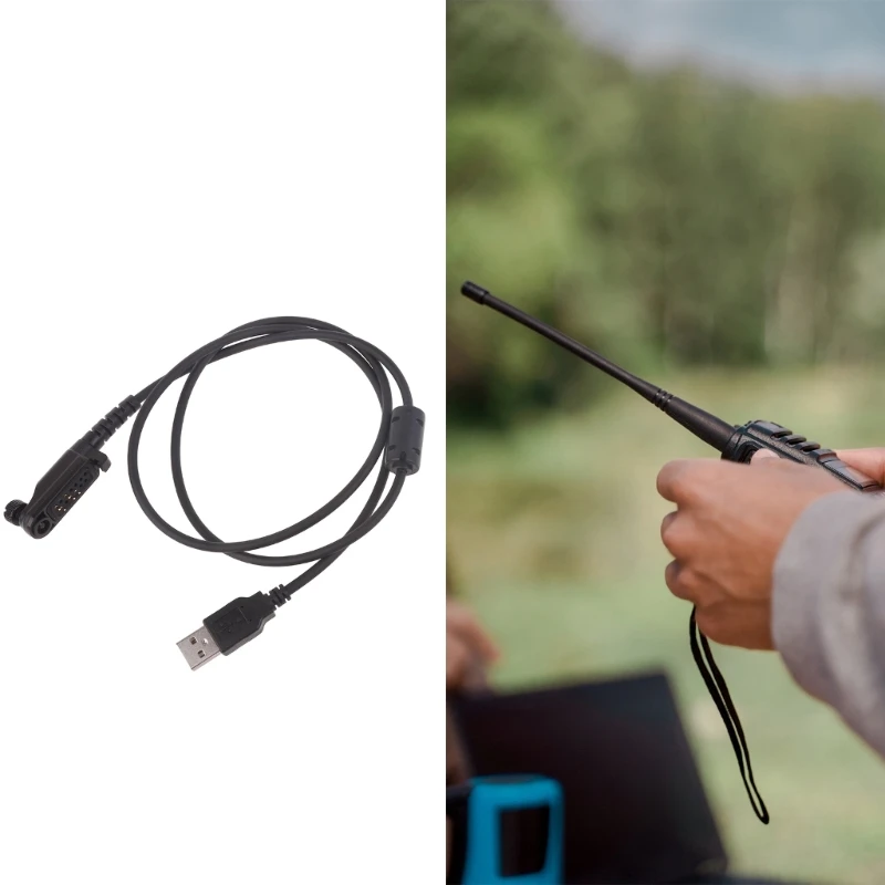 Cable Programación HP785 con Conector USB para Fácil Programación Frecuencia 100cm