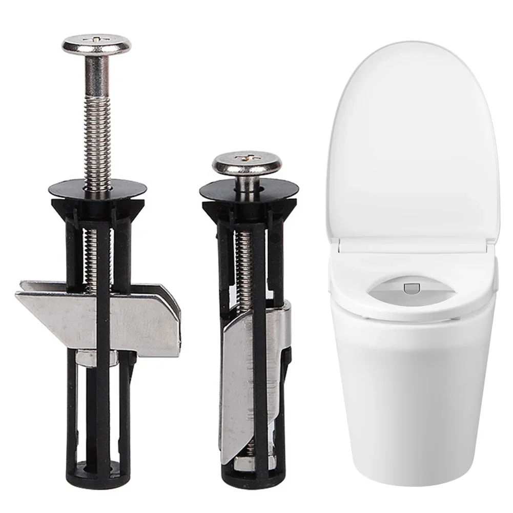Heavy Duty Toilet Seat Fastener Bolt Kit Stainless Steel Tank Toilet Bolt Hinge Screw for Easy Installation and Maintenance