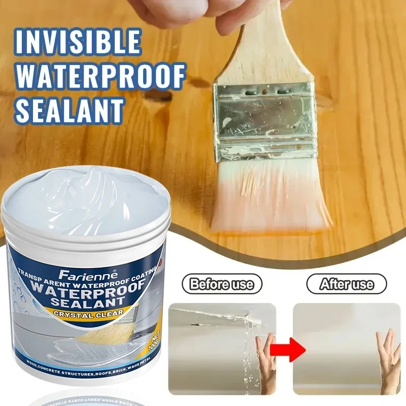 Transparent waterproof adhesive provides a permanent solution to leakage problems;nano anti-leakage coating isolates air,moistur