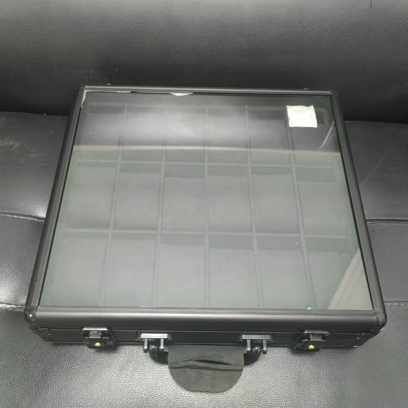 18 Slots Watch Boxes Luxury Storage Wrist Watch Box Large Capacity Organizer Wristwatch Display Case Portable Watch Travel Box