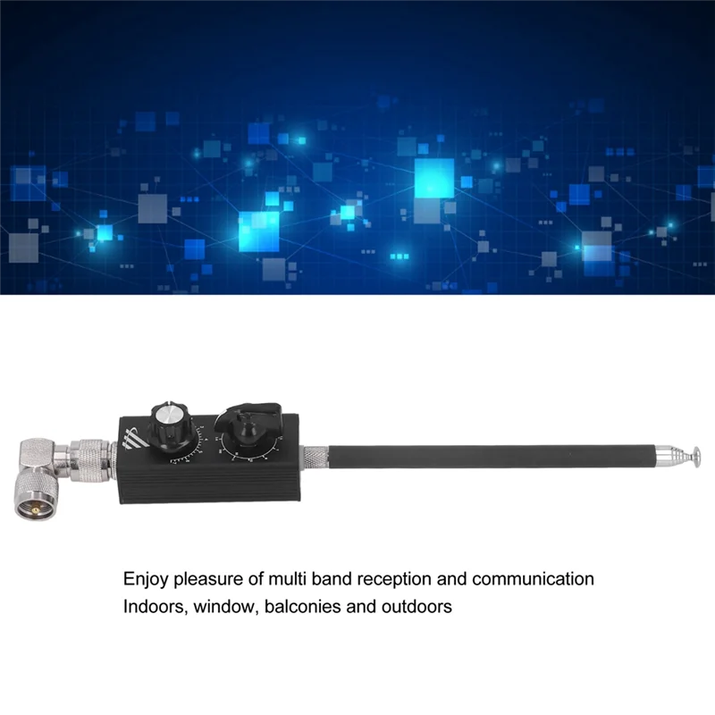 

A7THK-Полнодиапазонная антенна QRP Антенна QRP Коротковолновая антенна Полнодиапазонная настройка FM Авиация УФ для приема