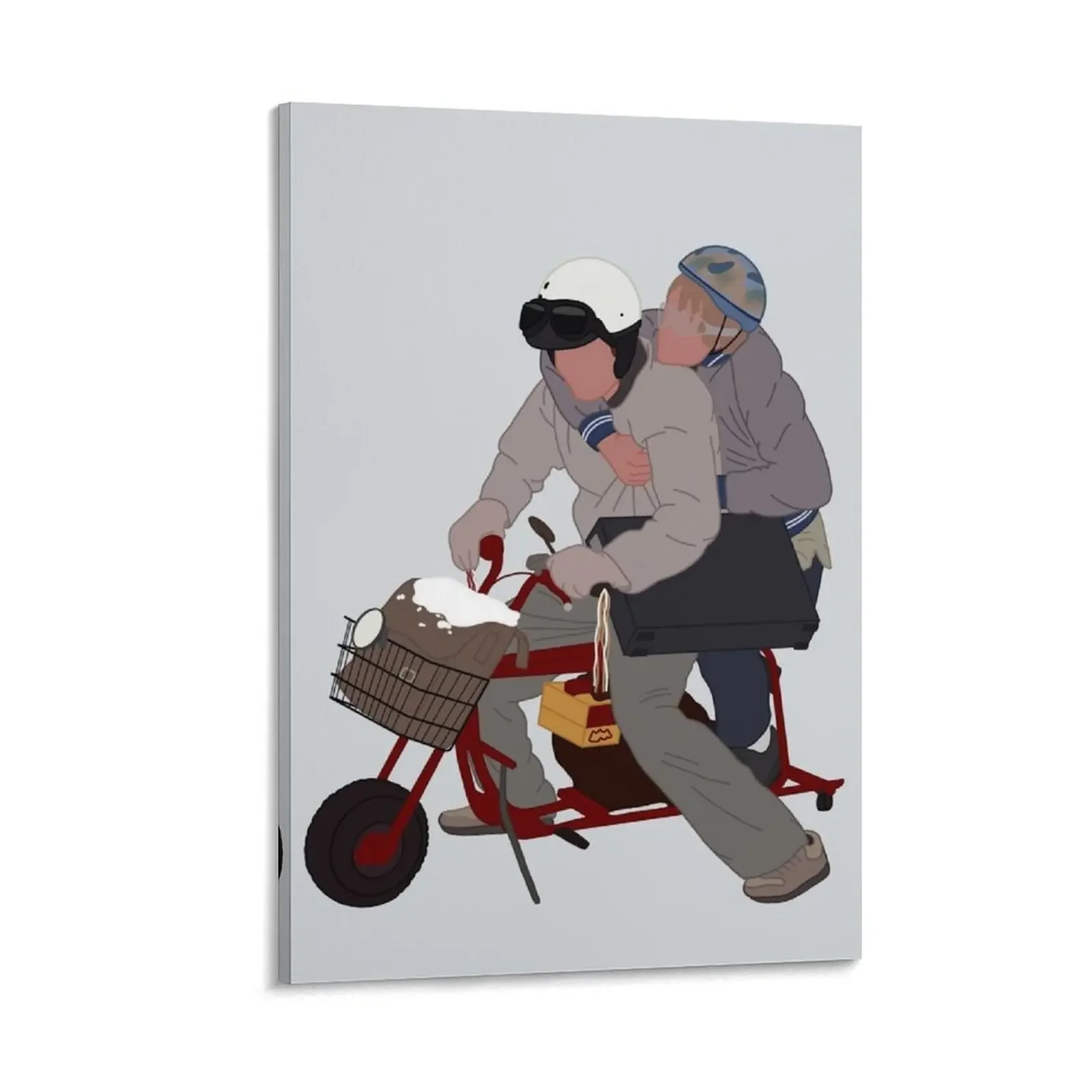 

Dumb and Dumber Mini Bike Canvas Painting decorative wall canvases room decoration accessories decoration for the room