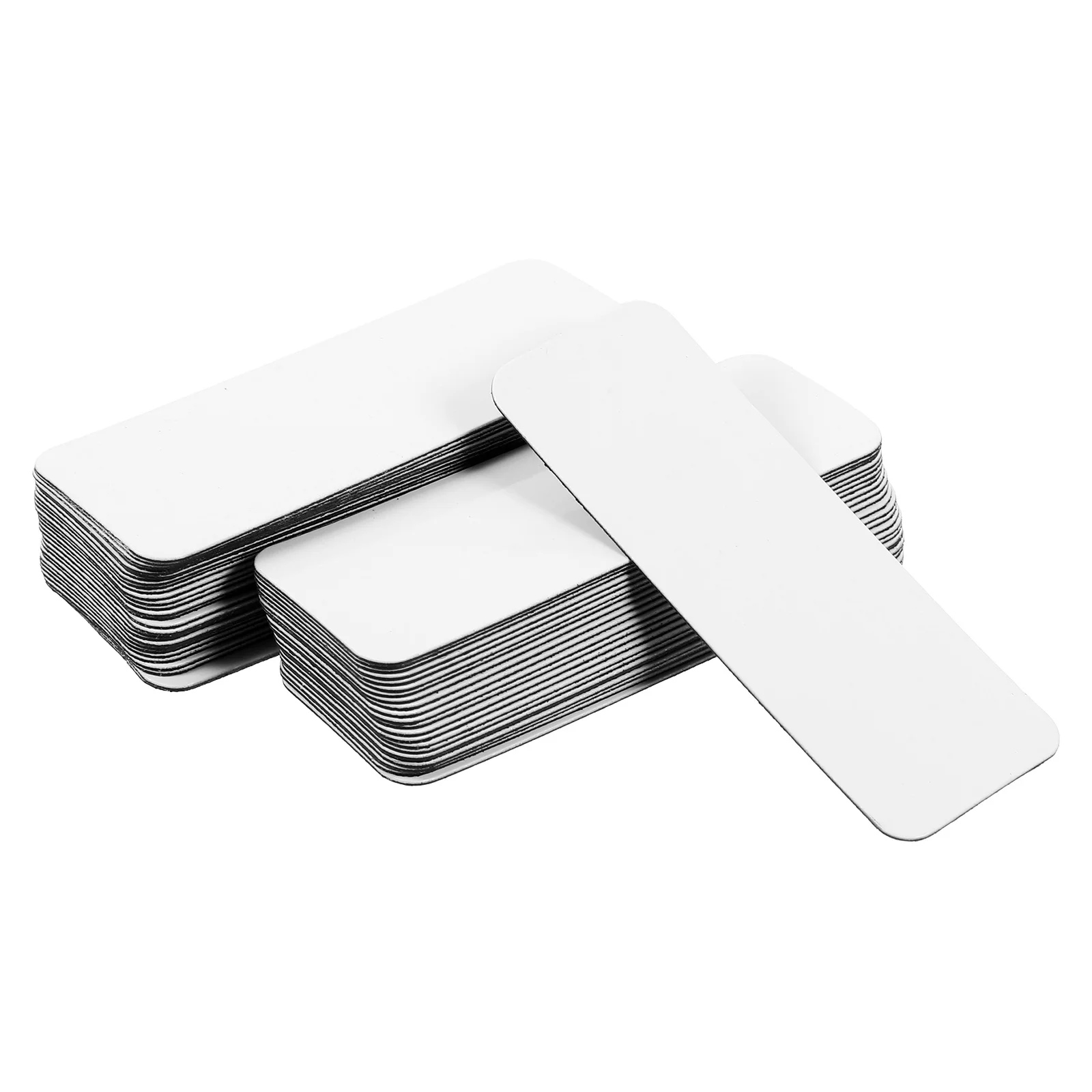 

54pcs Whiteboard Labels Magnetic Dry Erase Strips Writable Reusable Tags For Office School Home Fridge Organization Folder Label