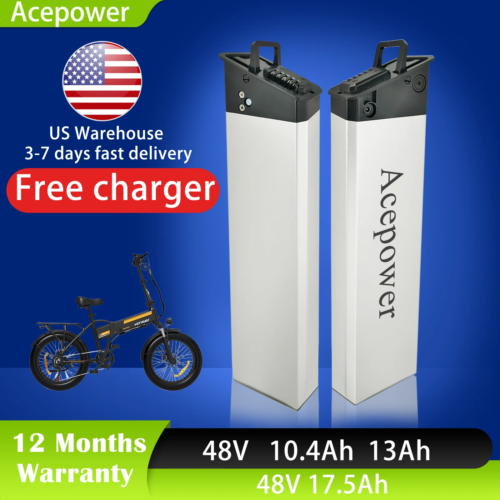 

Электрический аккумулятор для электровелосипеда высокой емкости 48 В 17,5 Ач для охраны AMA 005876 AN5876 SPEEDRID SE2 Ouxi X8 HITWAY BK10M Аккумулятор для электровелосипеда