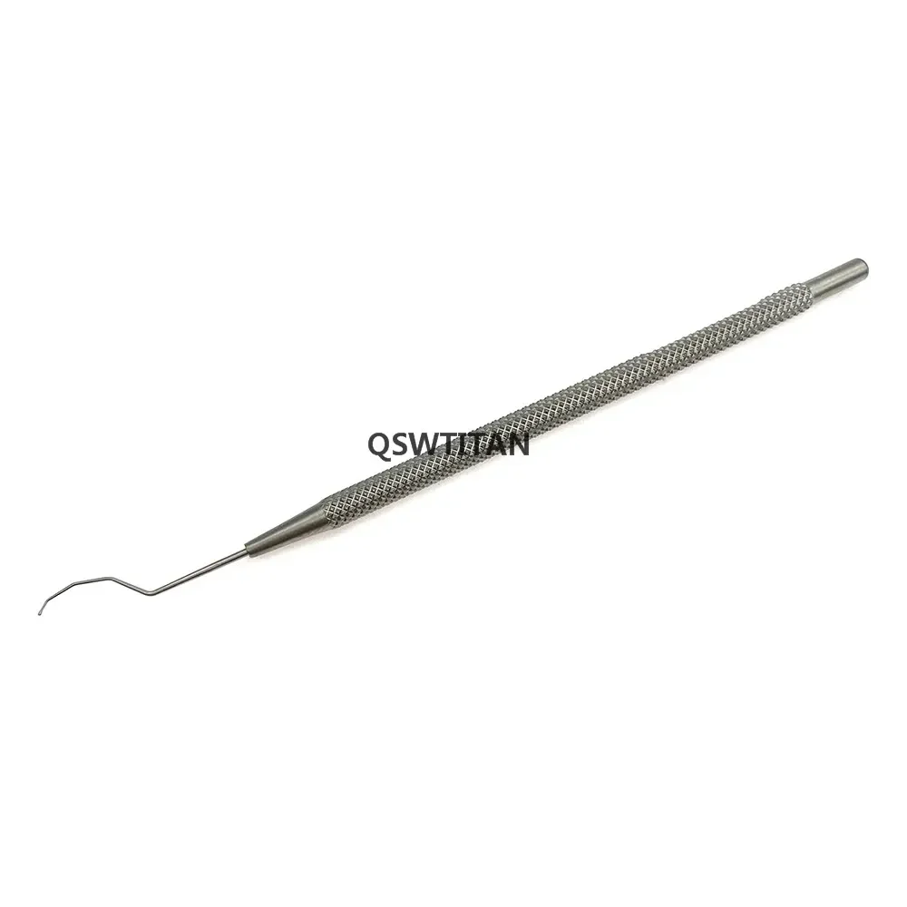 QSWTITAN Lente oftalmica Manipolatore Gancio Minami M Punta In Acciaio Inox Doppia Palpebra Strumenti Chirurgici Strumenti Palpebra