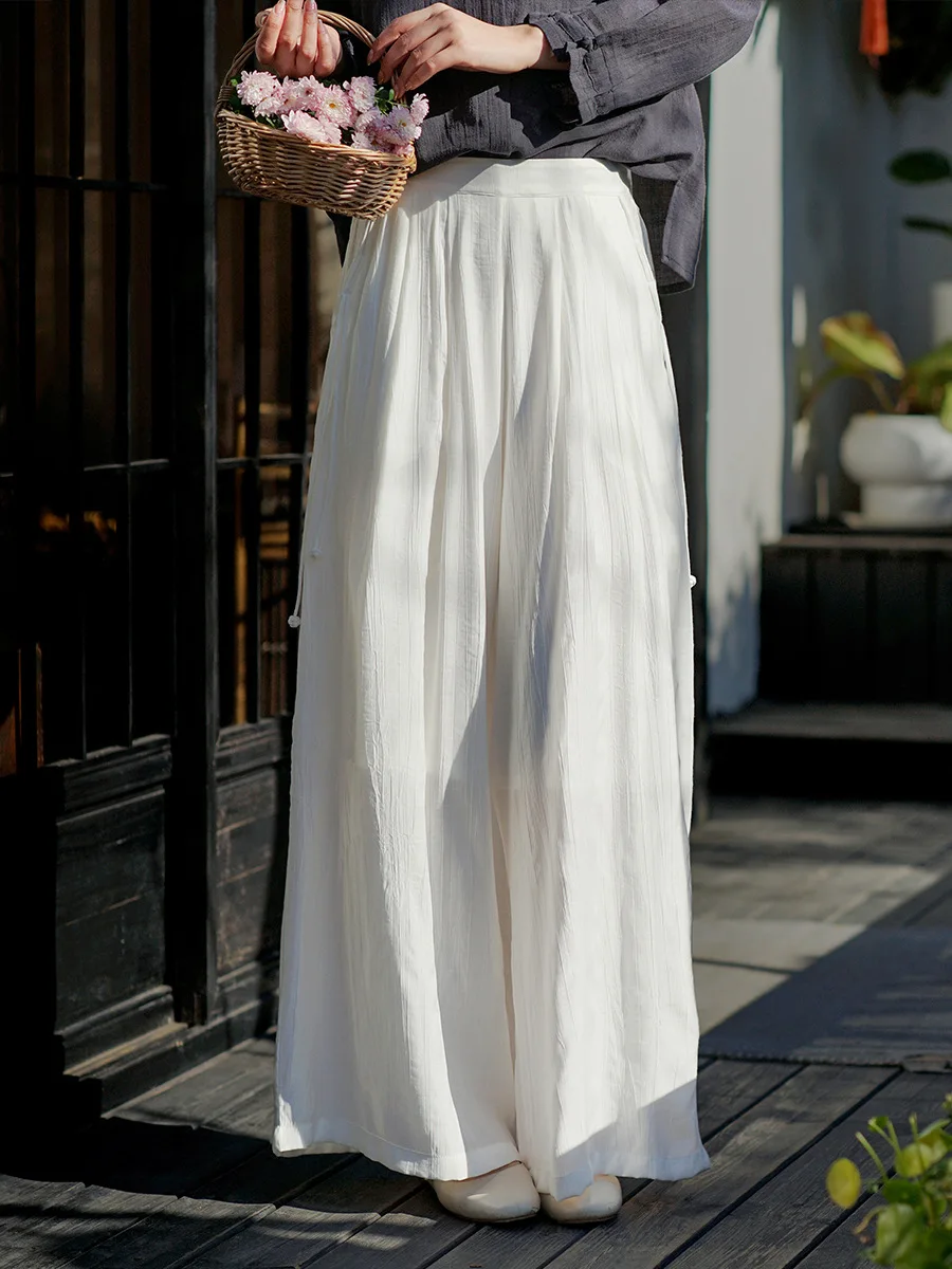 

Autumn Winter Casual Women High Waist Slim Thickened Straight Pants Solid Colour Peplum Ladies Pants Soft Warmth Soft