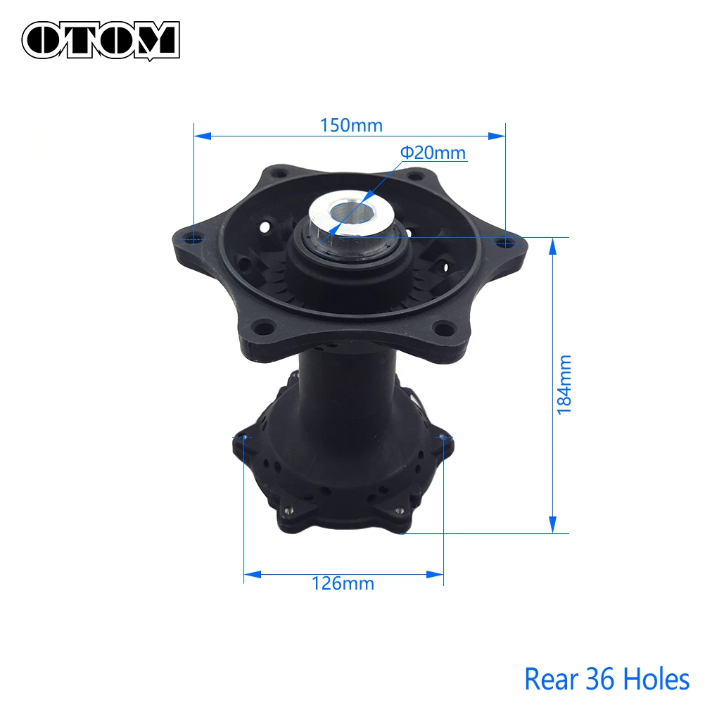 OTOM Motorcycle Rear Hub 36 Holes Rims Wheel For KTM EXC200 EXC250 EXC525 SX125 SX250 HUSQVARNA FC250 FE 350S TC 125 TE 300i FE