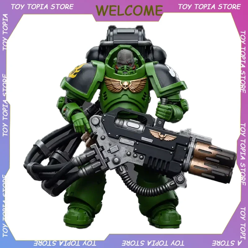 JOYTOY Warhammer 40K 1/18 Anime Salamanders Eradicators Brother Xavak Figurine Action Figures Toys Collection Model Decor Statue