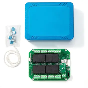 Tuya 8kanálový WIFI inteligentní spínač DC 7-27V AC85-250V WIFI/Zigbee bezdrátový RF 433MHZ ovládání pracuje s Alexa Google Home 8 nejlepší prodej ZigBee 8kanálový relé - №5